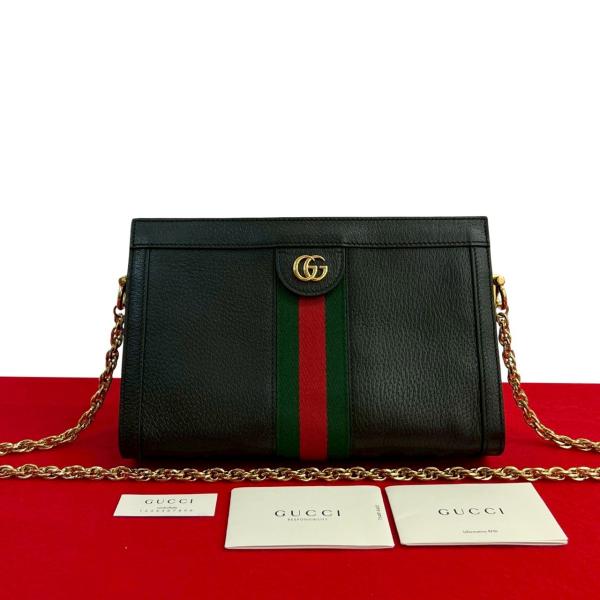 GUCCI（グッチ） 極 美品 オフィディア シェリーライン GG ロゴ 金具