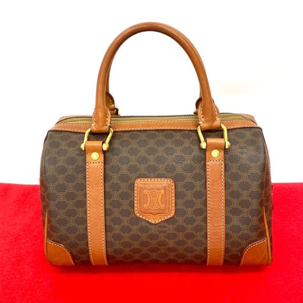 CELINE 極 美品 セリーヌ ヴィンテージ マカダム ブラゾン 柄