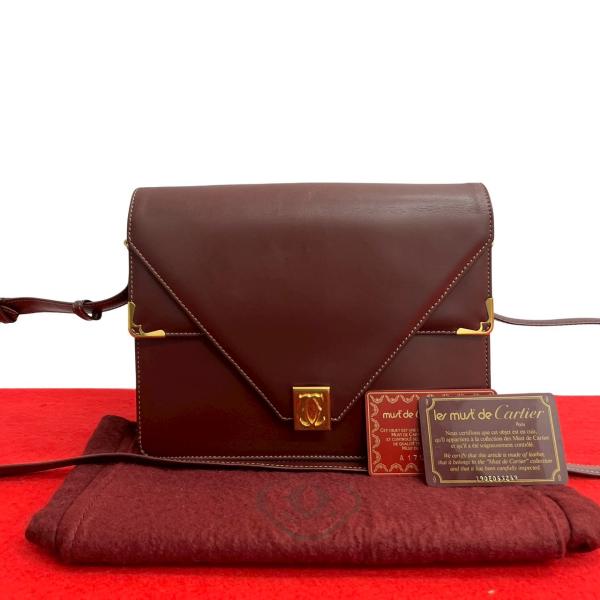 Cartier（カルティエ） 極 美品 保存袋付 マストライン ロゴ 金具