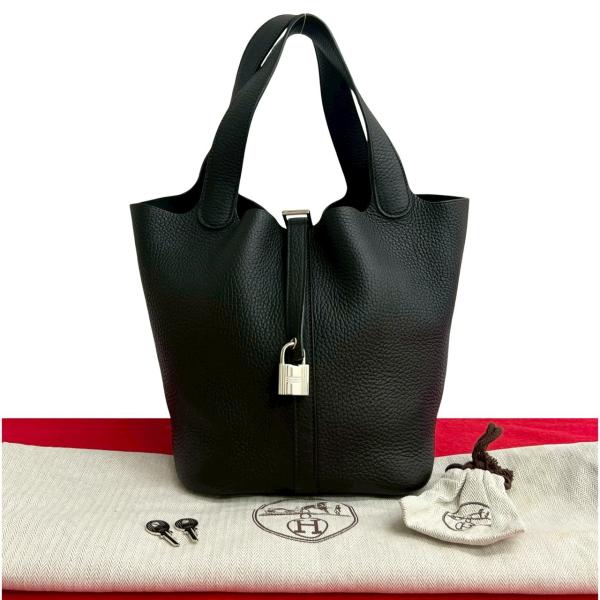 HERMES（エルメス） 極 美品 袋 鍵付き □P 刻印 ピコタンロック MM