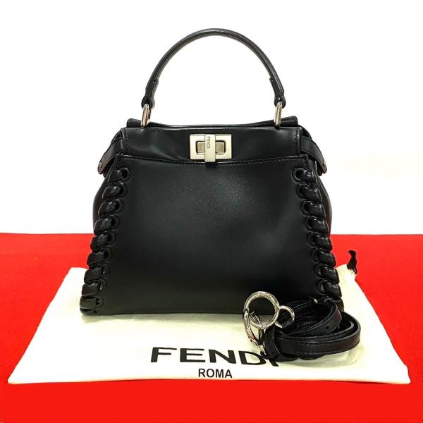 【極美品】FENDI フェンディ ピーカブアイコニック ハンドバッグ FENDI（フェンディ） ほぼ未使用 袋付き ピーカブー アイコニック ミニ