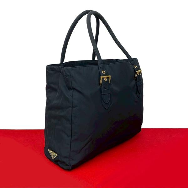 PRADA（プラダ） 極 美品 三角ロゴ ゴールド 金具 テスート ナイロン