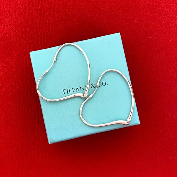 TIFFANY&Co.（ティファニー） 極 美品 希少品 オープンハート フープ