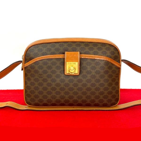 CELINE（セリーヌ） 極 美品 ヴィンテージ ロゴ リング 金具 マカダム
