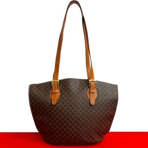 CELINE（セリーヌ） 極 美品 ヴィンテージ マカダム ブラゾン 柄