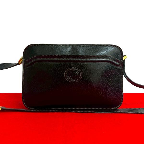 GUCCI（グッチ） 極 美品 オールドグッチ ヴィンテージ GG ロゴ レザー