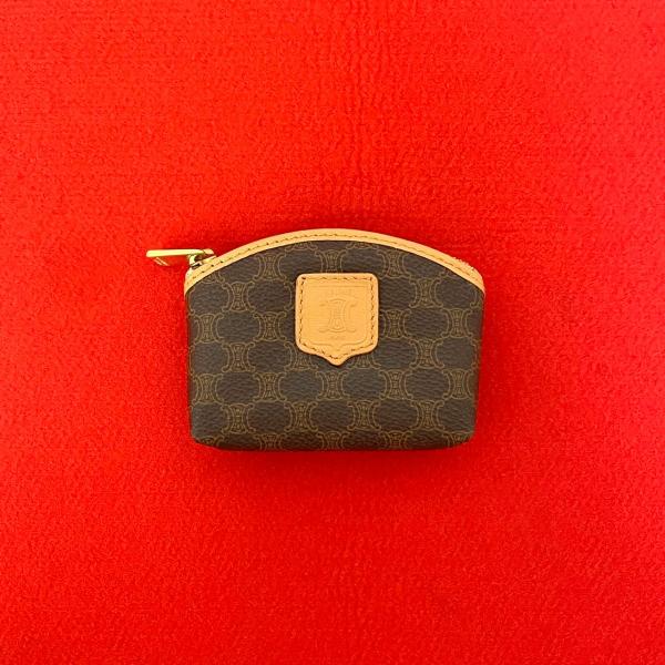 CELINE（セリーヌ） 極 美品 マカダム ブラゾン トリオンフ 柄 レザー