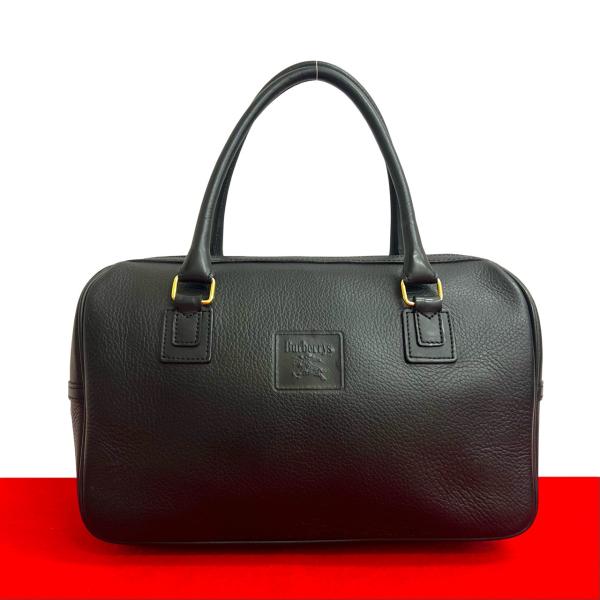 【美品】Burberrys バーバリー　ボストンバック ハンドバッグ　ホースロゴ BURBERRY（バーバリー） 極 美品 BURBERRYS バーバリーズ シャドー