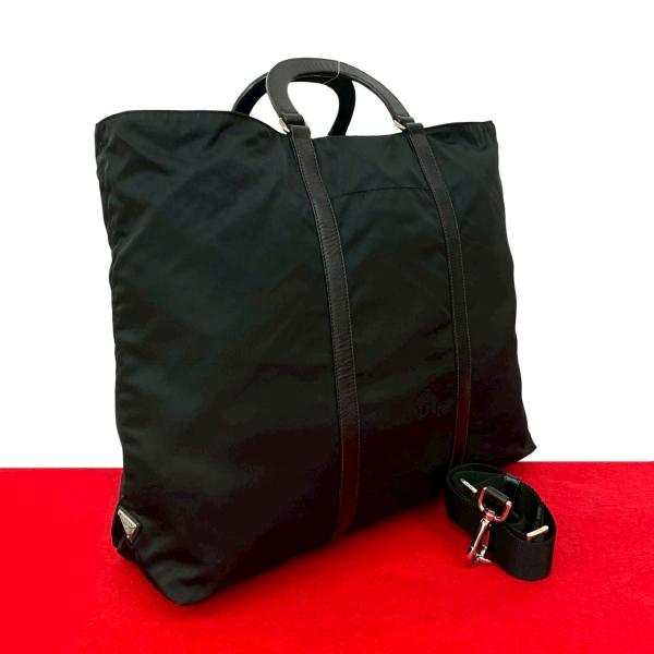 極美品 プラダ ボストンバッグ サフィアーノ 2way ナイロン 三角ロゴ 極美品 プラダ ボストンバッグ サフィアーノ 2way ナイロン 三角ロゴ