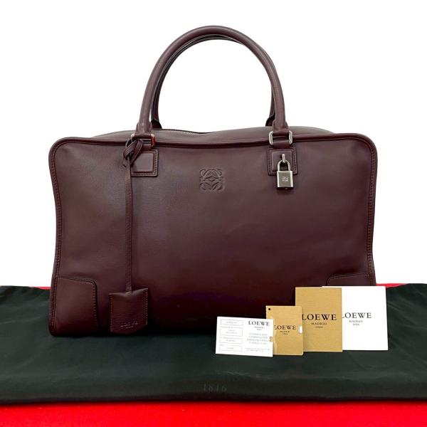 LOEWE（ロエベ） 極 美品 袋 鍵付き アマソナ 44 アナグラム ロゴ