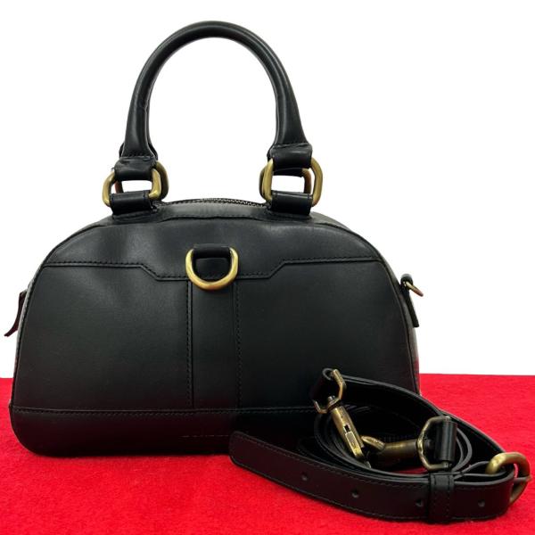 BURBERRY（バーバリー） 極 美品 希少品 ロゴ 刻印 金具 レザー 本革