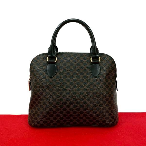 CELINE（セリーヌ） 極 美品 ヴィンテージ マカダム ブラゾン ロゴ 柄