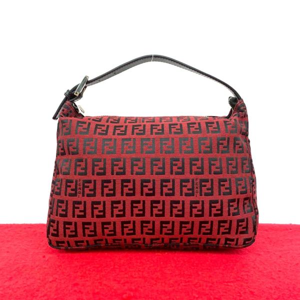 FENDI（フェンディ） 極 美品 希少品 FF ロゴ 柄 キャンバス レザー 本