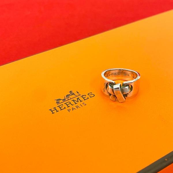 HERMES（エルメス） 極 美品 ラセット リング リボン モチーフ