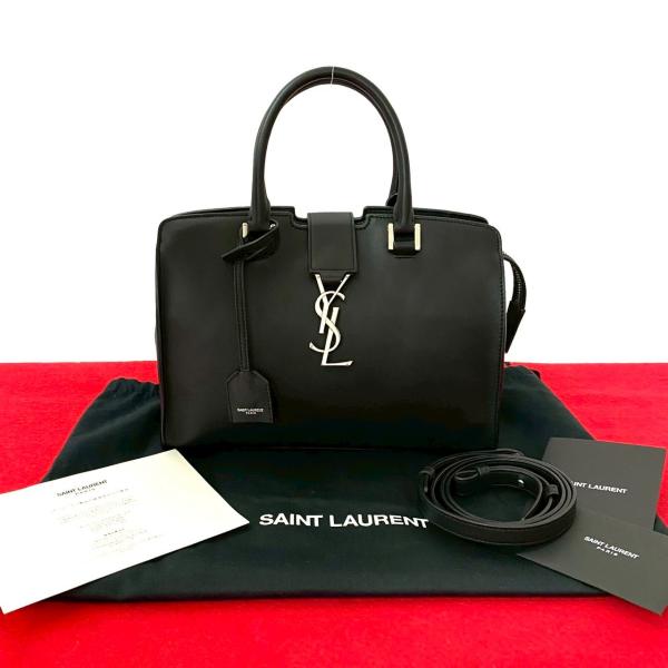 極 美品 袋付 SAINT LAURENT PARIS サンローランパリ ベイビー カバス