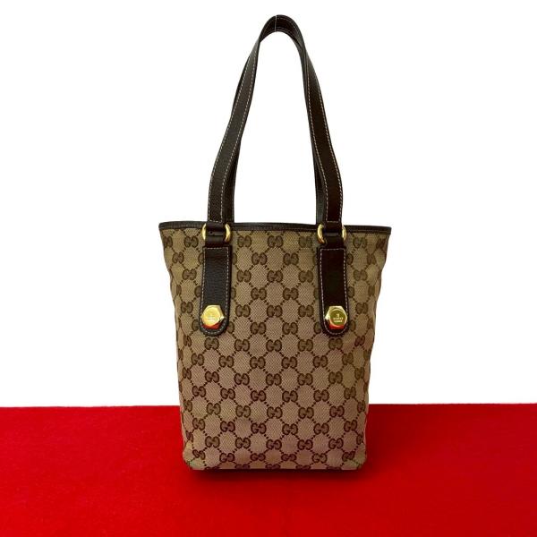 GUCCI（グッチ） 極 美品 GG キャンバス レザー 本革 キャンバス ミニ