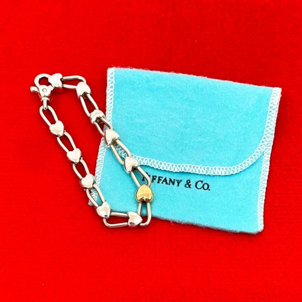 TIFFANY&Co.（ティファニー） 極 美品 ハートロック ブレスレット