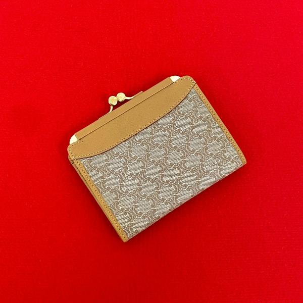 ⭐新品未使用⭐CELINE マカダム 小銭入れ トリンオフ ヴィンテージ CELINE セリーヌ コインケース 小銭入れ ブラゾン
