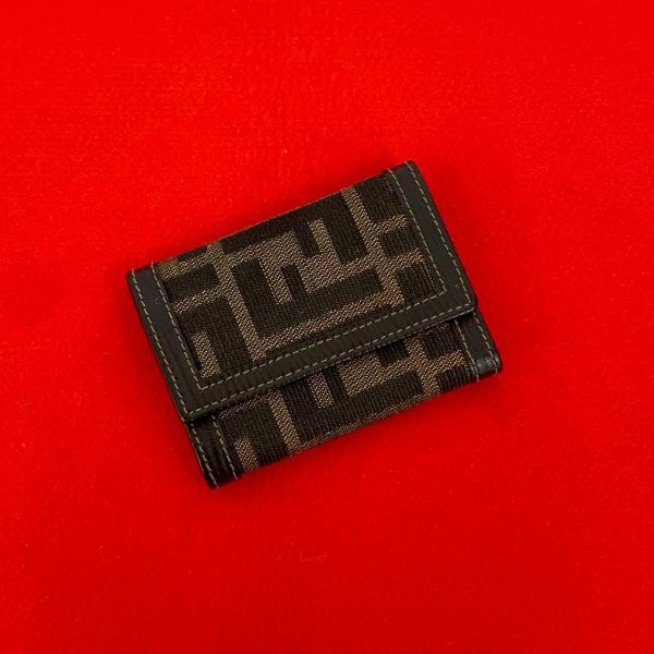 FENDI（フェンディ） 未使用保管品 ズッカ FF 柄 キャンバス レザー 本