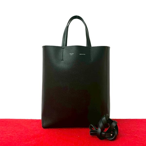CELINE（セリーヌ） 極 美品 バーティカルカバ スモール レザー 本革