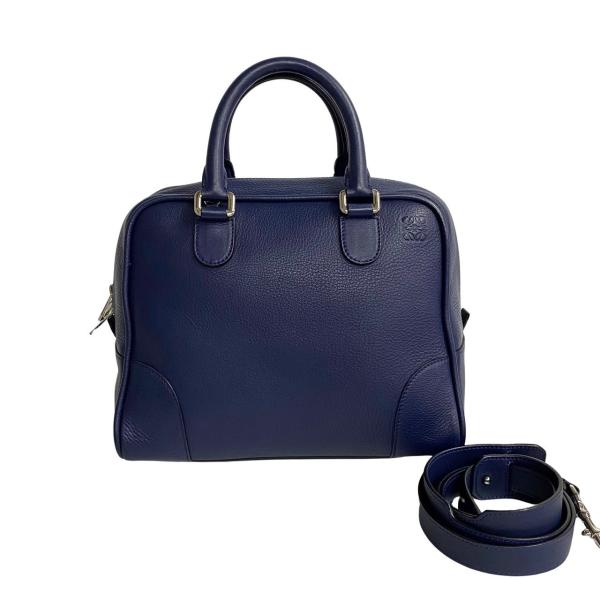 LOEWE（ロエベ） 極 美品 アマソナ75 アナグラム ロゴ レザー 本革
