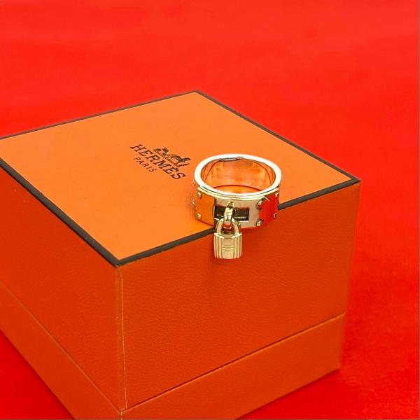 HERMES（エルメス） 極 美品 ケリー リング シルバー925 K18ゴールド