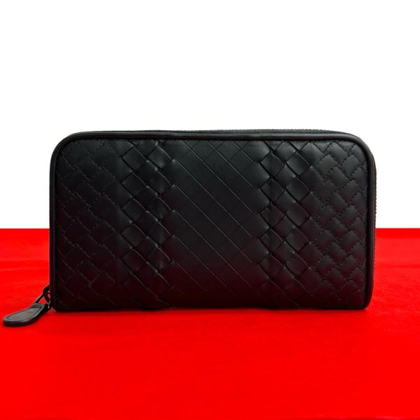 ボッテガ・ヴェネタ 長財布 イントレチャート レディース BOTTEGA VENETA ☆送料関税込☆BOTTEGA VENETA イントレチャート 二つ折り長財布