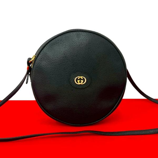 極 美品 GUCCI グッチ オールドグッチ ヴィンテージ GG ロゴ 金具 レザー 本革 ショルダーバッグ ポシェット サコッシュ ブラウン 128-5 GUCCI - 極 美品 GUCCI グッチ オールドグッチ ヴィンテージ GG ロゴ