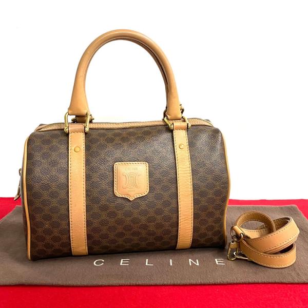 極美品 セリーヌ バニティバッグ ハンドバッグ マカダム柄 極美品 セリーヌ バニティバッグ ハンドバッグ マカダム柄