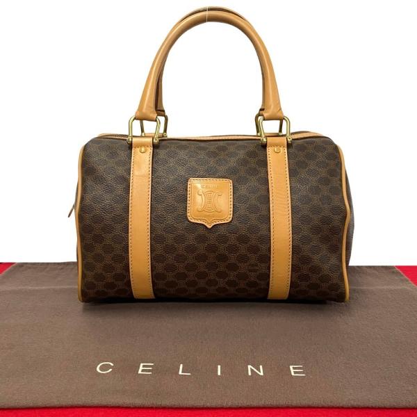極 美品 CELINE セリーヌ ヴィンテージ マカダム ブラゾン トリオンフ  