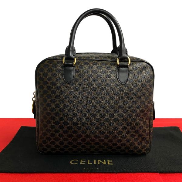 CELINE 極 美品 セリーヌ ヴィンテージ マカダム ブラゾン