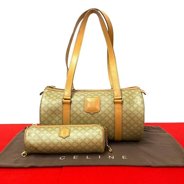 CELINE（セリーヌ） 極 美品 ヴィンテージ マカダム ブラゾン 柄