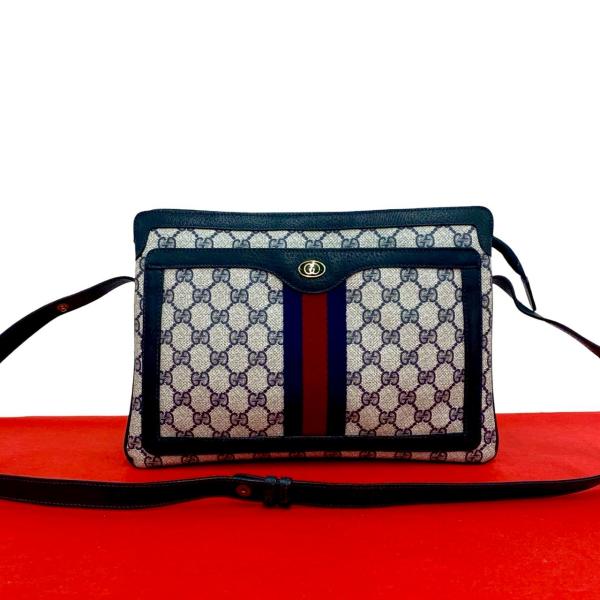 GUCCI（グッチ） 極 美品 オールドグッチ シェリーライン GG ロゴ 柄