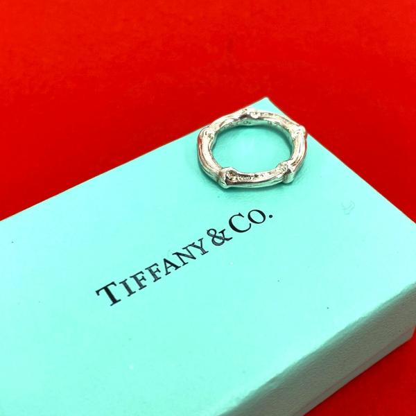 Tiffany バンブー リング シルバー925 TIFFANY&Co.（ティファニー） 極 美品 バンブー シルバー925 リング