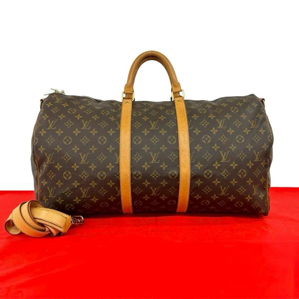 【美品】LOUIS VUITTON ♡ルイ・ヴィトンキーポル・バンドリエール55 LOUIS VUITTON（ルイ・ヴィトン） 極 美品 キーポル バンドリエール55