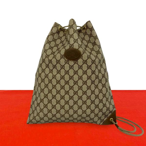 GUCCI（グッチ） 極 美品 ヴィンテージ オールドグッチ GG ロゴ レザー