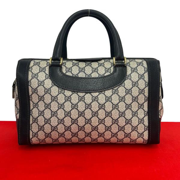 【美品】　GUCCI グッチ　GGボストンバッグ　ヴィンテージ　トート GUCCI（グッチ） 極 美品 オールドグッチ ヴィンテージ GG 柄 レザー