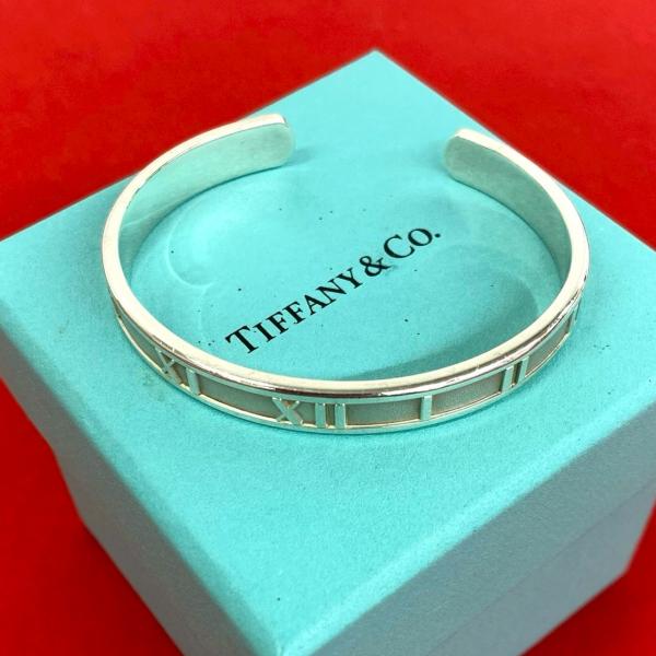 美品 Tiffany&Co. ティファニー アトラス シルバー バングル 925 TIFFANY&Co.（ティファニー） 極 美品 アトラス バングル シルバー925