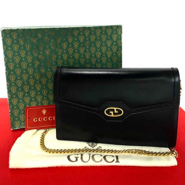 GUCCI（グッチ） ほぼ未使用 箱 袋付 オールドグッチ ヴィンテージ GG