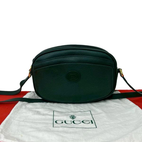 ヴィンテージ オールドグッチ GUCCI レザー ウエストポーチ ショルダー GUCCI（グッチ） 極 美品 袋付き オールドグッチ ヴィンテージ GG ロゴ