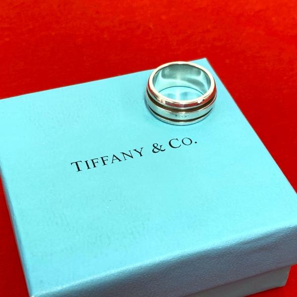 TIFFANY&Co.（ティファニー） 極 美品 袋付き ヴィンテージ グルーブド