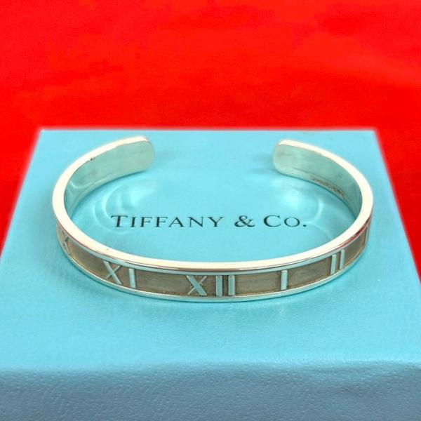 な*こ様 Tiffany & Co. シルバーバングル アトラス ブレスレット TIFFANY&Co.（ティファニー） 極 美品 ヴィンテージ アトラス バングル