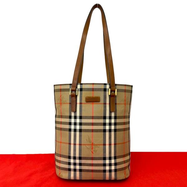 【美品】Burberry ノバチェック柄 メッセンジャーバッグ　シャドーホース BURBERRY（バーバリー） 極 美品 ノバチェック シャドーホース 柄 ロゴ