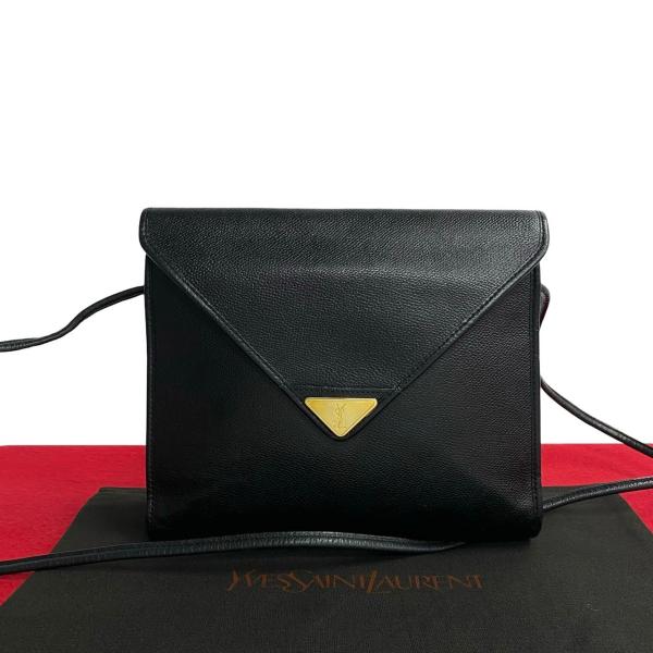 サンローラン　ポシェット　サコッシュ　ショルダー Yves Saint Laurent 極 美品 希少品 YVES SAINT LAURENT イヴ・サン