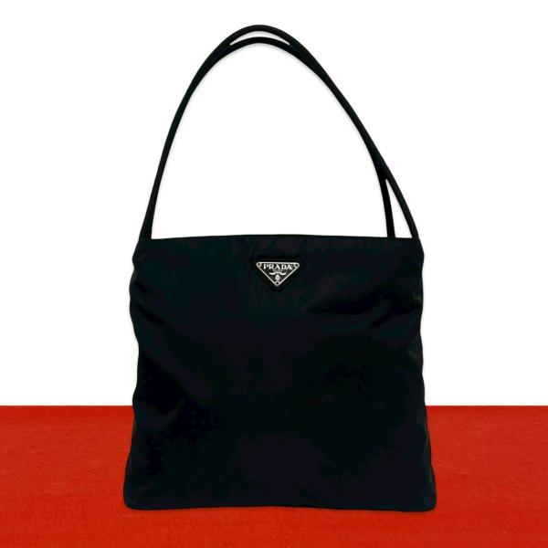 PRADA（プラダ） 極 美品 三角ロゴ 金具 テスート ナイロン トート