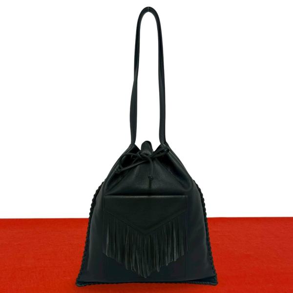 Yves Saint Laurent（イヴ・サンローラン） 極 美品 希少品 フリンジ