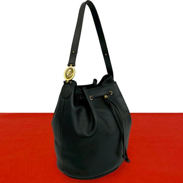 極 美品 Christian Dior ディオール ヴィンテージ ロゴ 金具 レザー 本