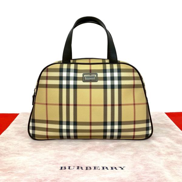 BURBERRY（バーバリー） 極 美品 袋付き ノバチェック 柄 キャンバス