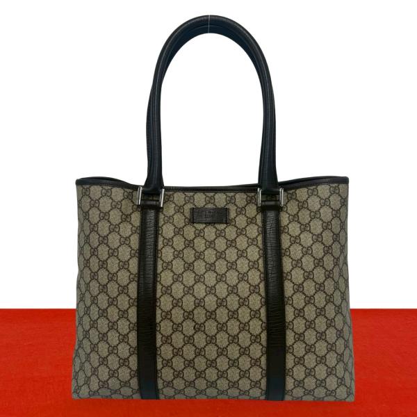 GUCCI（グッチ） 極 美品 希少品 GG 柄 ロゴ レザー ポリエステル