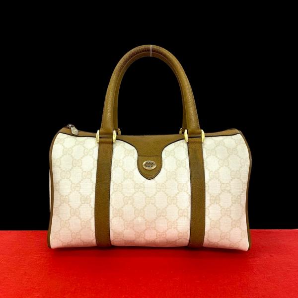 Gucci オールドグッチボストンバッグ ヴィンテージ GUCCI（グッチ） 極 美品 オールドグッチ ヴィンテージ GG ロゴ 柄